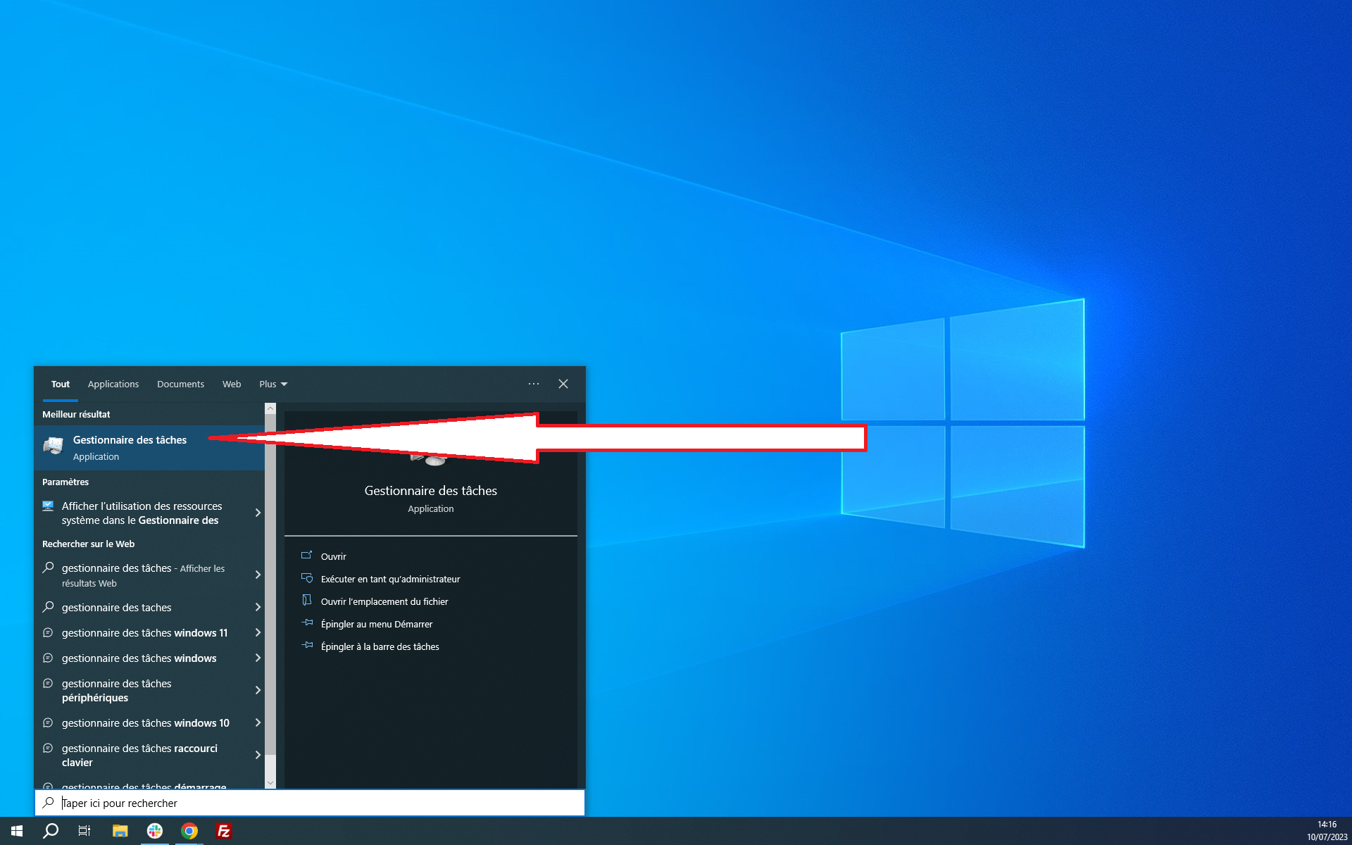 Ouvrir Le Gestionnaire Des Tâches Sur Windows 10 Centre Daide Heredis