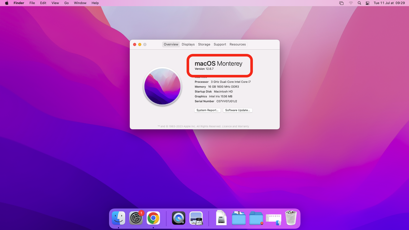 Identify your macOS version – Heredis Help Center